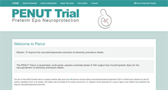 Desktop Screenshot of penut-trial.org